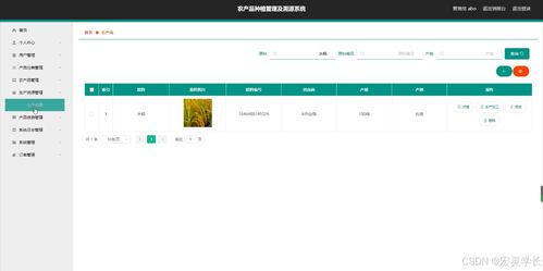 Java計算機畢業設計 農產品種植管理及溯源系統——開題、程序、論文與圖文設計制作指南